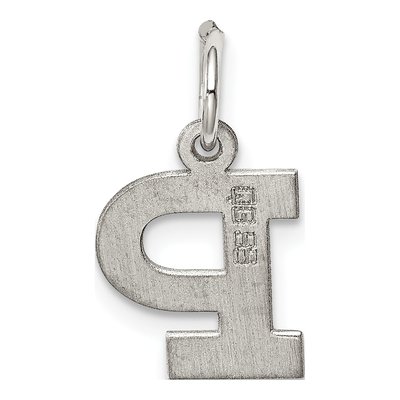 Sterling Silver Letter P Charm – view 5