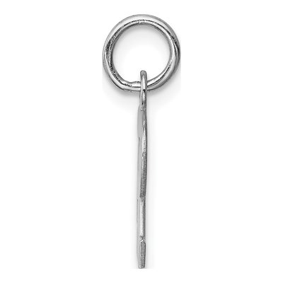 Sterling Silver Letter R Charm – view 3