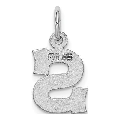 Sterling Silver Letter S Pendant – view 5