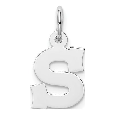 Sterling Silver Letter S Pendant