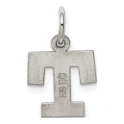 Sterling Silver Letter T Charm – view 5