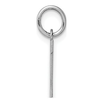 Sterling Silver Letter W Pendant – view 3