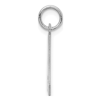 Sterling Silver Letter A Charm – view 3