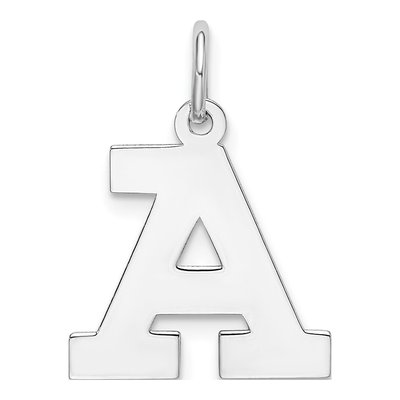 Sterling Silver Letter A Charm