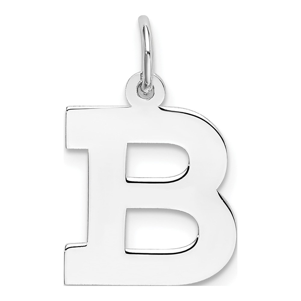 Sterling Silver Letter B Pendant
