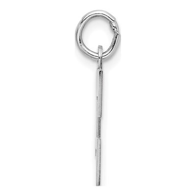 Sterling Silver Letter E Pendant – view 3