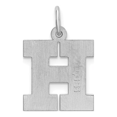 Sterling Silver Letter H Charm – view 4