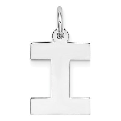 Sterling Silver Initial I Charm