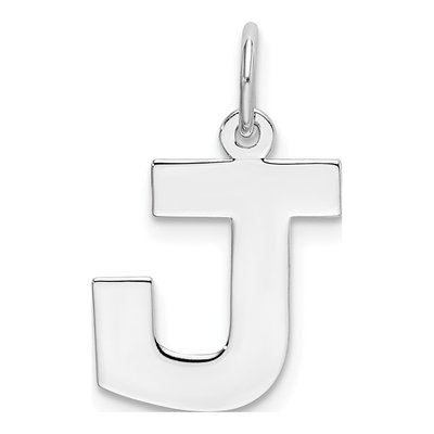 Sterling Silver Letter J Charm