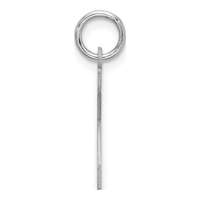 Sterling Silver Block Letter K Charm – view 3