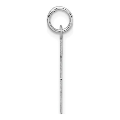 Sterling Silver Block Letter L Charm – view 3