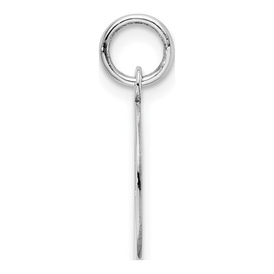 Sterling Silver Letter O Pendant – view 3