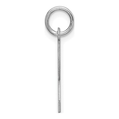 Sterling Silver Block Letter R Charm – view 3