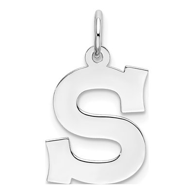 Sterling Silver Letter S Charm