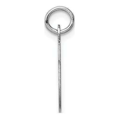 Sterling Silver Letter U Pendant – view 3