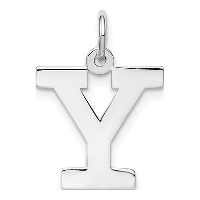 Sterling Silver Letter Y Charm