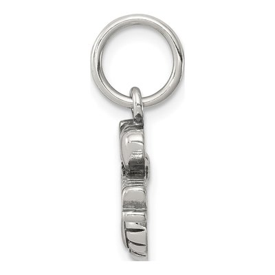 Sterling Silver 'i Love Volleyball' Charm – view 3