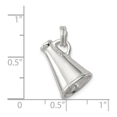 Sterling Silver Megaphone Charm – view 4