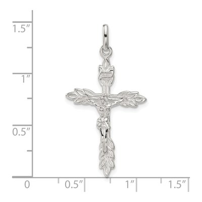 Sterling Silver INRI Crucifix Pendant – view 5