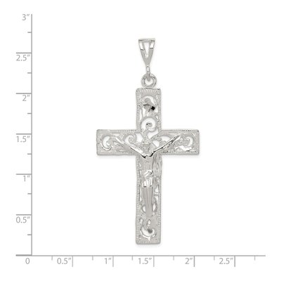 Sterling Silver Crucifix Pendant – view 4