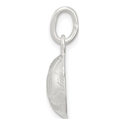 Sterling Silver Soccer Ball Pendant – view 3