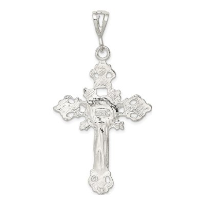 Sterling Silver INRI Crucifix Pendant – view 5