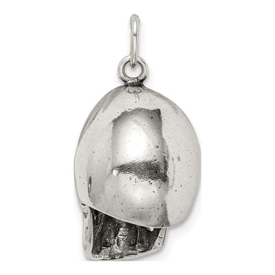 Sterling Silver Skull Pendant – view 5