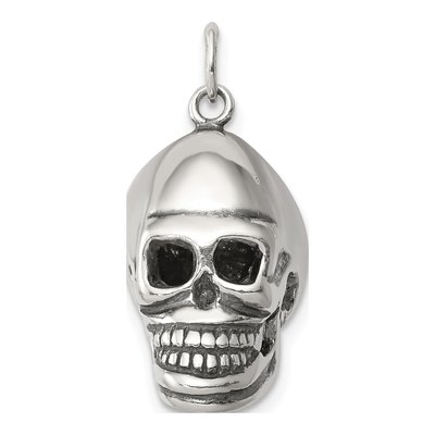 Sterling Silver Skull Pendant