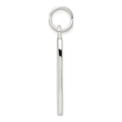 Sterling Silver CZ Rectangle Pendant – view 3