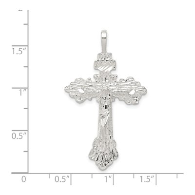 Sterling Silver Crucifix Pendant – view 4