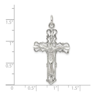 Sterling Silver Crucifix Pendant – view 4