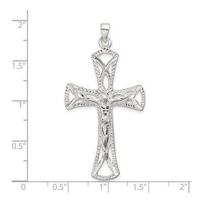 Sterling Silver Crucifix Pendant – view 4