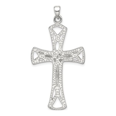 Sterling Silver Crucifix Pendant – view 5