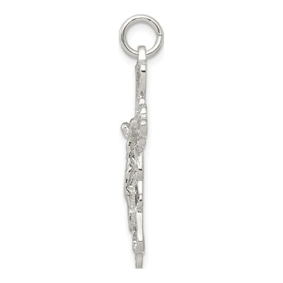 Sterling Silver Crucifix Pendant – view 3