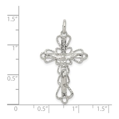 Sterling Silver Crucifix Pendant – view 4