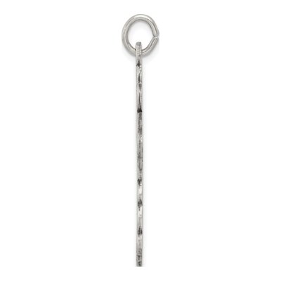 Sterling Silver Antiqued Eastern Orthodox Cross Pendant – view 3