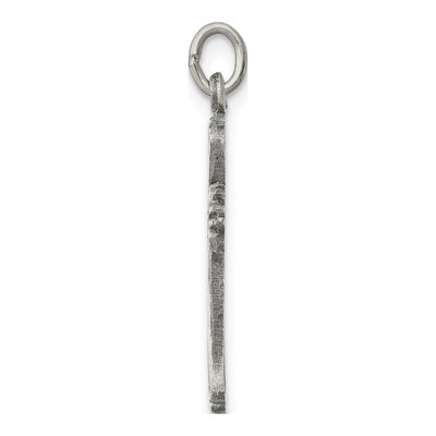 Sterling Silver Antiqued Cross Pendant – view 3