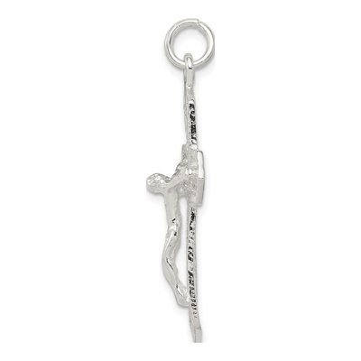 Sterling Silver Crucifix Pendant – view 3