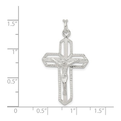 Sterling Silver Crucifix Pendant – view 4