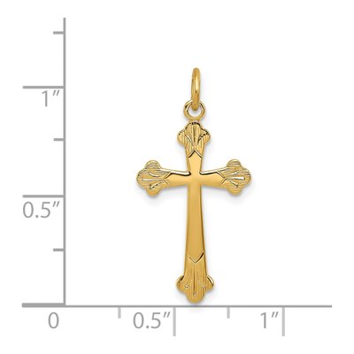 Gold-Plated Sterling Silver Cross Pendant – view 4