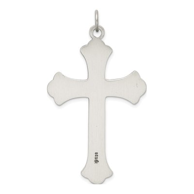 Sterling Silver Antiqued Cross Pendant – view 5