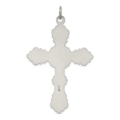 Sterling Silver Antiqued Cross Pendant – view 5