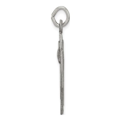 Sterling Silver Alpha Omega Cross Pendant – view 3