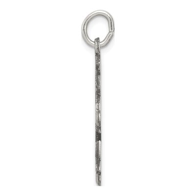 Sterling Silver Antiqued Jerusalem Cross Pendant – view 3