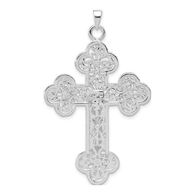 Sterling Silver Crucifix Pendant – view 3