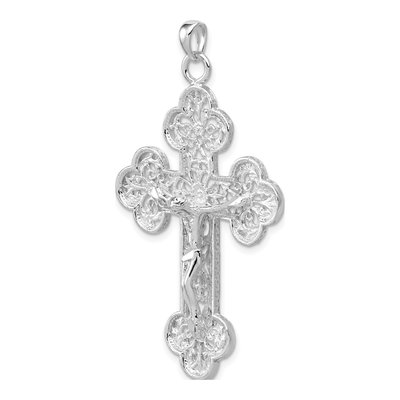 Sterling Silver Crucifix Pendant – view 4