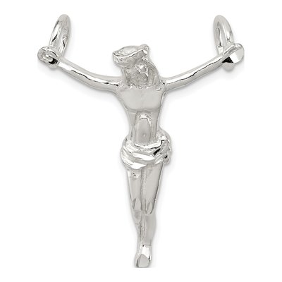 Sterling Silver Corpus Crucifix Pendant