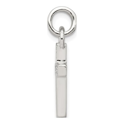 Sterling Silver CZ Latin Cross Pendant – view 3
