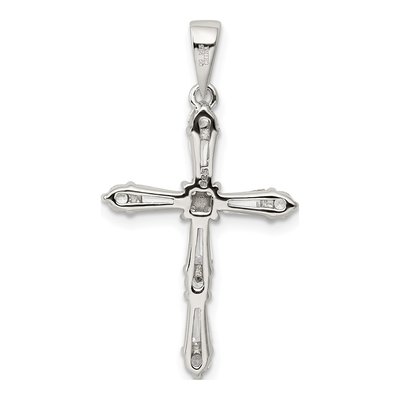 Sterling Silver CZ Cross Pendant – view 5