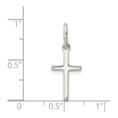 Sterling Silver Latin Cross Charm – view 4